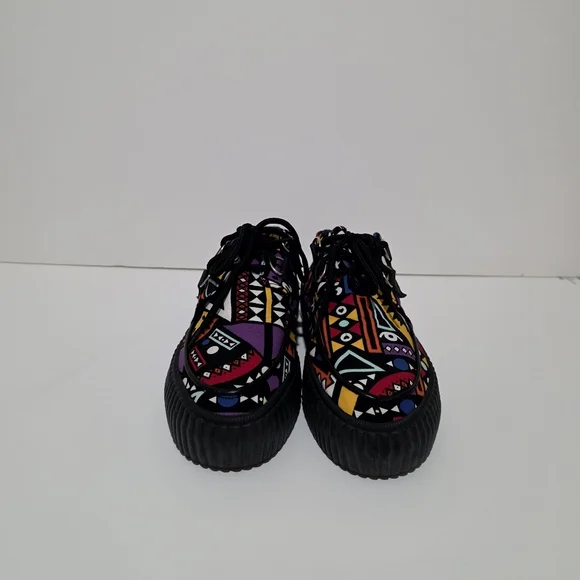 ❌️SOLD❌️BOHEMIAN CANVAS PLATFORM SNEAKERS SIZE 8.5 - Picture 4 of 8